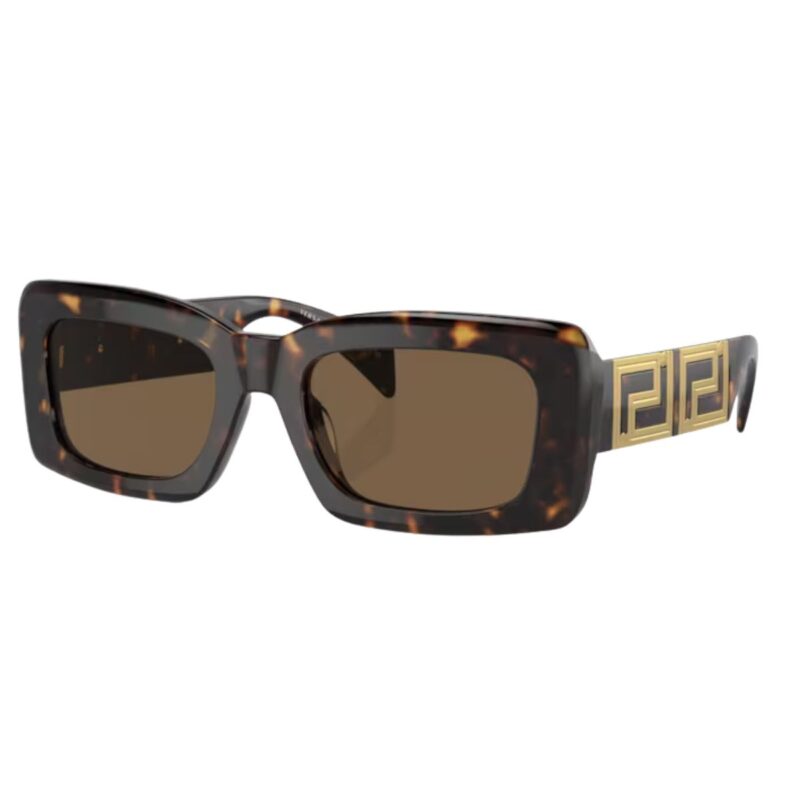 Γυναικεία τετράγωνα γυαλιά ηλίου VERSACE VE 4444U 108/73 Havana.