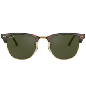 ΓΥΑΛΙΑ ΗΛΙΟΥ RAY BAN RB3016 W0366 Clubmaster Ταρταρούγα εξωτερικά, χρυσό εσωτερικά!