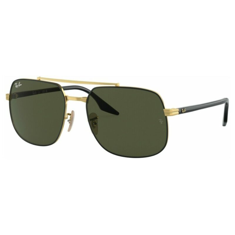 ΓΥΑΛΙΑ ΗΛΙΟΥ RAY BAN RB3699 900031 Μαύρο εξωτερικά, χρυσό εσωτερικά