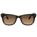 ΓΥΑΛΙΑ ΗΛΙΟΥ RAY BAN RB4105 710/51 Folding wayfarer Ανοιχτό havana