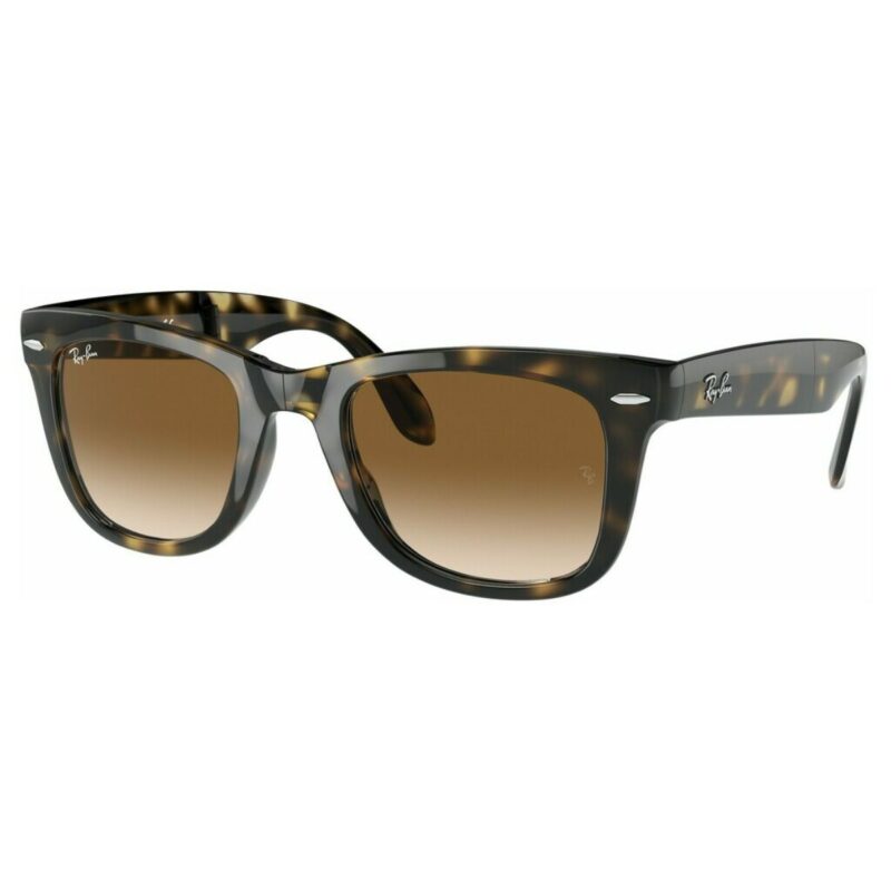 ΓΥΑΛΙΑ ΗΛΙΟΥ RAY BAN RB4105 710/51 Folding wayfarer Ανοιχτό havana