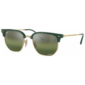 ΓΥΑΛΙΑ ΗΛΙΟΥ RAY BAN RB4416 6655G4 New clubmaster Πράσινο Εξωτερικά, Χρυσό Εσωτερικά