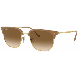 ΓΥΑΛΙΑ ΗΛΙΟΥ RAY BAN RB4416 672151 New clubmaster Μπεζ Εξωτερικά, Χρυσό Εσωτερικά
