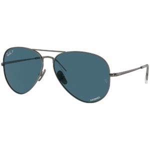 ΓΥΑΛΙΑ ΗΛΙΟΥ RAY BAN RB8089 165/S2 Aviator titanium Γκρι μεταλλικό