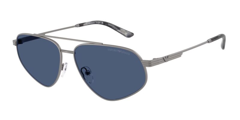 ΓΥΑΛΙΑ ΗΛΙΟΥ EMPORIO ARMANI EA2156 300380 Ματ γκρι μεταλλικό