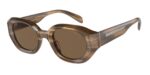 EMPORIO ARMANI EA4230U 614973 Γυαλιστερό ριγέ καφέ