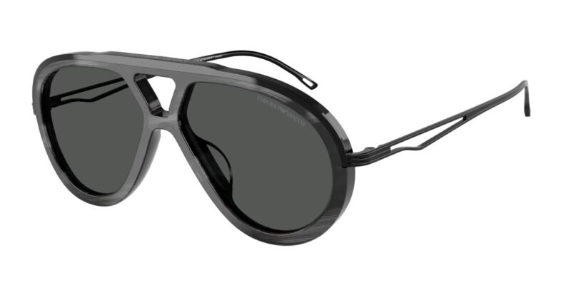 ΓΥΑΛΙΑ ΗΛΙΟΥ EMPORIO ARMANI EA4242U 621187 Γυαλιστερό ριγέ γκρι