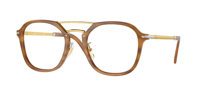 ΓΥΑΛΙΑ ΟΡΑΣΕΩΣ PERSOL PO3352V 960 Ριγέ καφέ