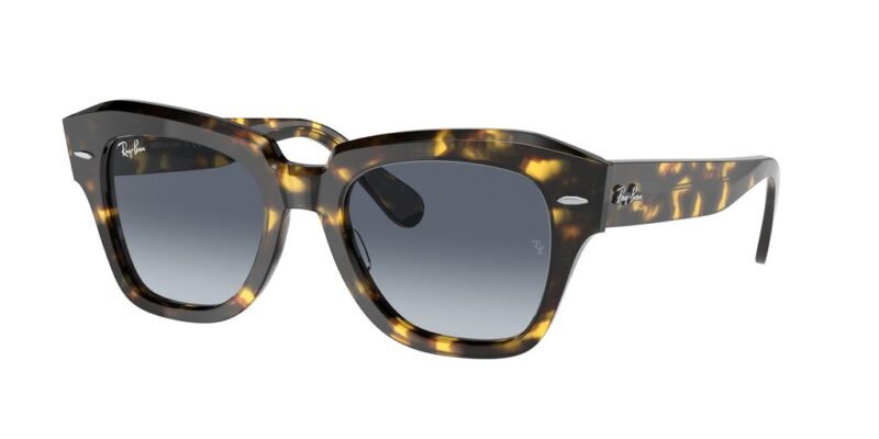 ΓΥΑΛΙΑ ΗΛΙΟΥ RAY BAN RB2186 133286 State street Κίτρινο havana