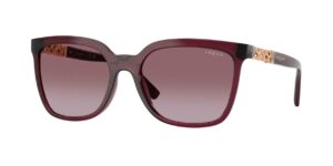 VOGUE VO5633SB 29898H Διαφανές κόκκινο του κερασιού / Ντεγκραντέ βιολετί