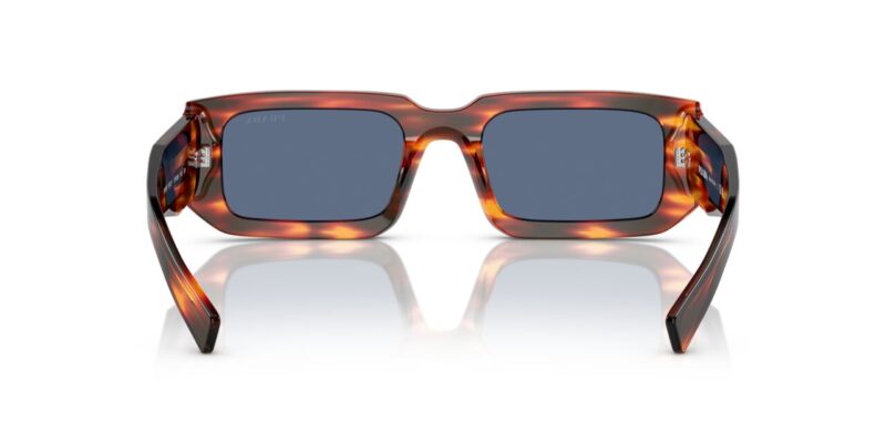 Γυαλιά ηλίου PRADA PR06YS 17R06A ανδρικά ταρταρούγα, νέα συλλογή 2025. Ορθογώνια, facet acetate με UV προστασία και Prada logo σε catwalk design.