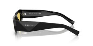 Prada PR B19S 16K455 ανδρικά γυαλιά ηλίου ορθογώνια μαύρα