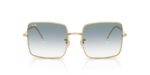 unisex γυαλιά ηλίου RAY-BAN RBR0104S 001/79 Square Reverse με χρυσό (arista) μεταλλικό σκελετό και ντεγκραντέ μπλε φακούς.