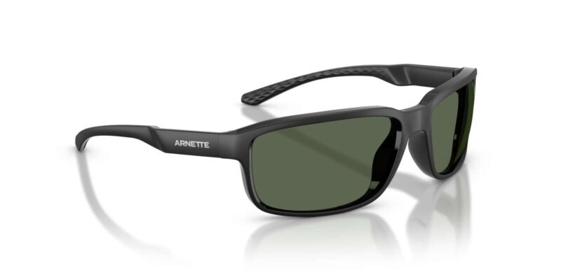 Γυαλιά ηλίου Arnette AN4373 290071 ματ ανακυκλωμένο μαύρο με σκούρο πράσινο φακό