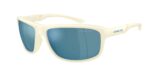 Γυαλιά ηλίου Arnette AN4374 άσπρο του γάλακτος με μπλε καθρέφτη.