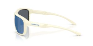 Γυαλιά ηλίου Arnette AN4374 άσπρο του γάλακτος με μπλε καθρέφτη.