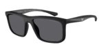 Ανδρικά γυαλιά ηλίου Emporio Armani EA4234U 5001T3 με τετράγωνο ματ μαύρο σκελετό και γκρι πολωτικούς φακούς.