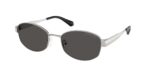Κομψά γυναικεία γυαλιά ηλίου MICHAEL KORS MK1161 189387 Monte carlo με μεταλλικό σκελετό σε ασημί και σκούρους γκρι μονόχρωμους φακούς.