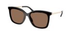 CLASSIC γυναικεία γυαλιά ηλίου MICHAEL KORS MK2079U 333273 Zermatt με μαύρο κοκάλινο σκελετό και καφέ φακούς.