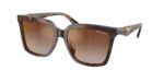 CLASSIC γυναικεία γυαλιά ηλίου MICHAEL KORS MK2256U 4031A0 Menaggio με κοκάλινο σκελετό Luggage Tortoise και καφέ ντεγκραντέ φακούς.