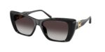 Κομψά γυναικεία γυαλιά ηλίου MICHAEL KORS MK2270U 30058G Tokyo με μαύρο κοκάλινο σκελετό και φιμέ ντεγκραντέ φακούς.