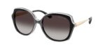 Κομψά γυναικεία γυαλιά ηλίου MICHAEL KORS MK2273U 30058G Canary islands με μαύρο κοκάλινο σκελετό και ανοιχτούς γκρι ντεγκραντέ φακούς.