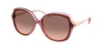 Κομψά γυναικεία γυαλιά ηλίου MICHAEL KORS MK2273U 391313 Canary islands με ημιδιάφανο σκελετό παλίσανδρο και καφέ ροζ φακούς.