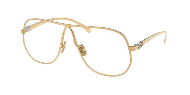 Miu Miu MU A56S 5AK08N γυναικεία pilot γυαλιά ηλίου χρυσά