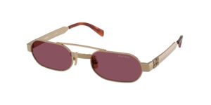 Miu Miu MU B52S 70E30Y γυναικεία οβάλ γυαλιά ηλίου μπρονζέ