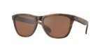 SPORT unisex ανδρικά γυαλιά ηλίου OAKLEY OO9013 9013C5 Frogskins με σκελετό ματ ταρταρούγα και Prizm μπεζ φακούς.