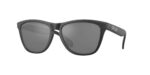 SPORT unisex ανδρικά γυαλιά ηλίου OAKLEY OO9013 9013F7 Frogskins με ματ μαύρο σκελετό και Prizm μαύρο polarized φακούς.