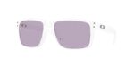 SPORT ανδρικά γυαλιά ηλίου OAKLEY OO9102 9102AO Holbrook με ματ διαφανή σκελετό και Prizm slate φακούς.