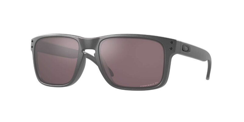 SPORT ανδρικά γυαλιά ηλίου OAKLEY OO9102 9102B5 Holbrook με σκελετό στο χρώμα ατσάλι και Prizm daily polarized φακούς.