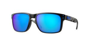 SPORT ανδρικά γυαλιά ηλίου OAKLEY OO9102 9102H0 Holbrook με σκελετό ματ μαύρο prizmatic και Prizm μπλε του ζαφειριού φακούς.