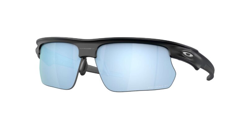 SPORT ανδρικά γυαλιά ηλίου OAKLEY OO9400 940009 Bisphaera με ματ μαύρο σκελετό O_matter και Prizm βαθύ γαλαζοπράσινο polarized φακούς.