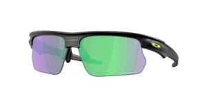 SPORT ανδρικά γυαλιά ηλίου OAKLEY OO9400 940023 Bisphaera με ματ μαύρο σκελετό O_matter και Prizm road πράσινους του νεφρίτη φακούς.
