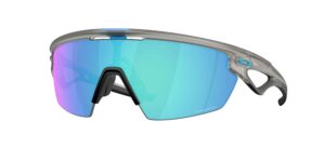 SPORT ανδρικά γυαλιά ηλίου OAKLEY OO9403 940320 Sphaera με ματ γκρι σκελετό O_matter και ενιαίο φακό Prizm μπλε του ζαφειριού.