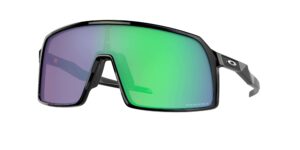 SPORT ανδρική μάσκα ηλίου OAKLEY OO9406 940603 Sutro με μαύρο σκελετό και πράσινο φακό Prizm Jade.