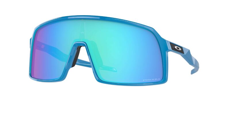 SPORT ανδρική μάσκα ηλίου OAKLEY OO9406 940607 Sutro με γαλάζιο σκελετό και μπλε φακό Prizm Sapphire.
