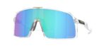 SPORT ανδρική μάσκα ηλίου OAKLEY OO9406 9406A3 Sutro με διαφανή σκελετό και μπλε φακό Prizm Sapphire.