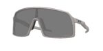SPORT ανδρική μάσκα ηλίου OAKLEY OO9406 9406D1 Sutro σε χρώμα τιτανίου με μαύρο ενιαίο φακό Prizm.