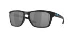 Lifestyle ανδρικά γυαλιά ηλίου OAKLEY OO9448 944823 Sylas με μαύρο σκελετό και πολωτικούς φακούς Black Iridium