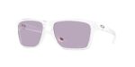 Lifestyle ανδρικά γυαλιά ηλίου OAKLEY OO9448 944845 Sylas XL με διαφανή ματ σκελετό και φακούς Prizm Slate
