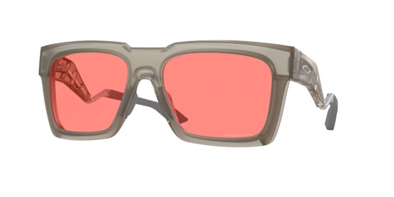 Lifestyle ανδρικά γυαλιά ηλίου OAKLEY OO9485 948508 Enigma ink με ημιδιάφανο μπεζ κοκάλινο σκελετό και ροδακινί Prizm φακούς.