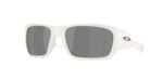 SPORT ανδρικά γυαλιά ηλίου OAKLEY OO9486 948603 Masseter με υπόλευκο ματ κοκάλινο σκελετό και μαύρους Prizm φακούς.