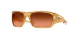 SPORT ανδρικά γυαλιά ηλίου OAKLEY OO9486 948608 Masseter με ημιδιάφανο κίτρινο-καφέ σκελετό και ντεγκραντέ Prizm φακούς.