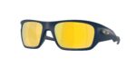 SPORT ανδρικά γυαλιά ηλίου OAKLEY OO9486 948609 Masseter με σκούρο μπλε ματ κοκάλινο σκελετό και χρυσούς Prizm 24k πολωτικούς φακούς.