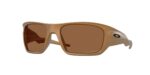 SPORT ανδρικά γυαλιά ηλίου OAKLEY OO9486 948610 Masseter με μπρονζέ ματ κοκάλινο σκελετό και καφέ Prizm φακούς.