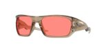 SPORT ανδρικά γυαλιά ηλίου OAKLEY OO9486 948616 Masseter με ημιδιάφανο μπεζ κοκάλινο σκελετό και ροδακινί Prizm φακούς.