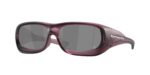 SPORT ανδρικά γυαλιά ηλίου OAKLEY OO9494 949406 De soto με ημιδιάφανο μωβ κοκάλινο σκελετό και μαύρους Prizm φακούς.